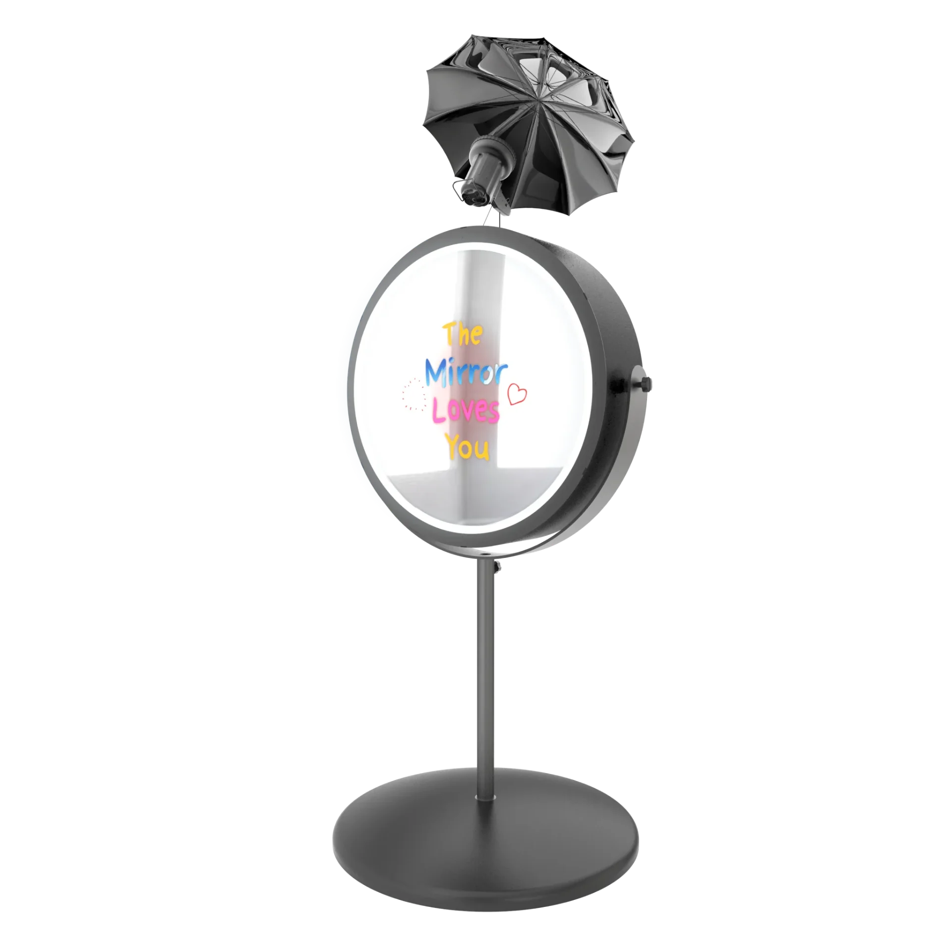 Beauty Mirror Booth with LED ring light